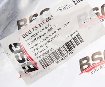 2 559 р. Рычаг подвески ЛАДА Largus RENAULT Logan (04-) передней правый BSG BSG bsg75315005  с доставкой в г. Кемерово. Увеличить фотографию 4