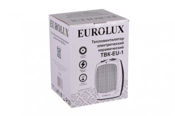 2 169 р. Тепловентилятор бытовой 1.80кВт (18кв.м) настольный белый EUROLUX EUROLUX 6726  с доставкой в г. Кемерово. Увеличить фотографию 12