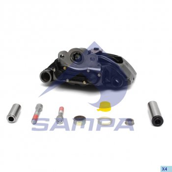 48 899 р. Суппорт SAF (SKRB9022K) правый 22.5 в сборе с колодками SAMPA SAMPA 091.048  с доставкой в г. Кемерово. Увеличить фотографию 1