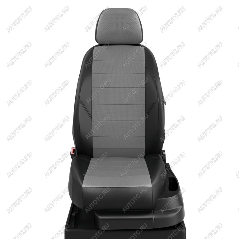 7 449 р. Авточехлы DAEWOO Matiz (00-) экокожа черно-серые комплект AVTOLIDER AVTOLIDER dw05-0101-ec02  с доставкой в г. Кемерово