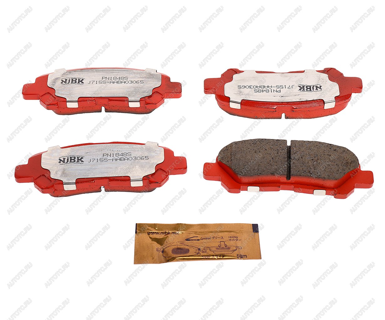 6 599 р. Колодки тормозные задние Sport (4шт.) NIBK Toyota Highlander XU70 (2020-2025)  с доставкой в г. Кемерово