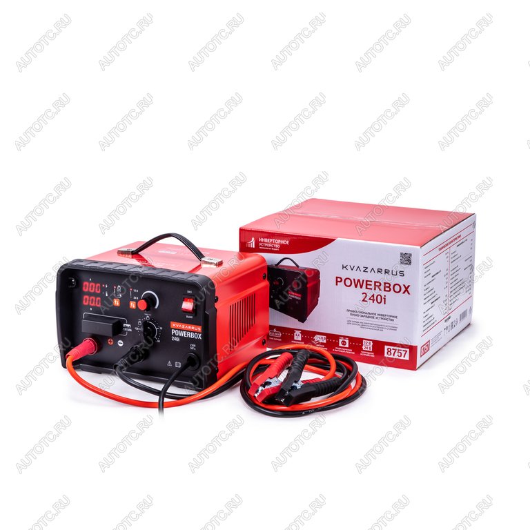 12 749 р. Устройство пуско-зарядное 12-24V40-700Ач240А инверторное KVAZARRUS KVAZARRUS powerbox 240i  с доставкой в г. Кемерово