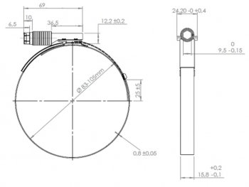 429 р. Хомут MAN патрубка интеркулера (d=83-105) (нерж.) DINEX DINEX 98874  с доставкой в г. Кемерово. Увеличить фотографию 4