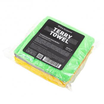 639 р. Салфетка микрофибра универсальная 40х40см (6шт.) Terry Towel SHINE SYSTEMS SHINE SYSTEMS ss582  с доставкой в г. Кемерово. Увеличить фотографию 6