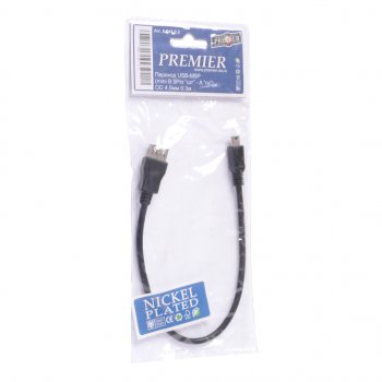 27 р. Переходник USB-M5P 4.5мм 0.3м PREMIER PREMIER 5-941  с доставкой в г. Кемерово. Увеличить фотографию 1
