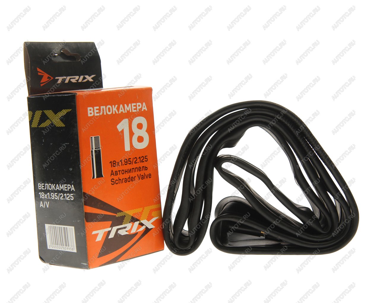 267 р. Камера велосипедная 18 18х1.952.125 автовентиль TRIX TRIX av-35  с доставкой в г. Кемерово