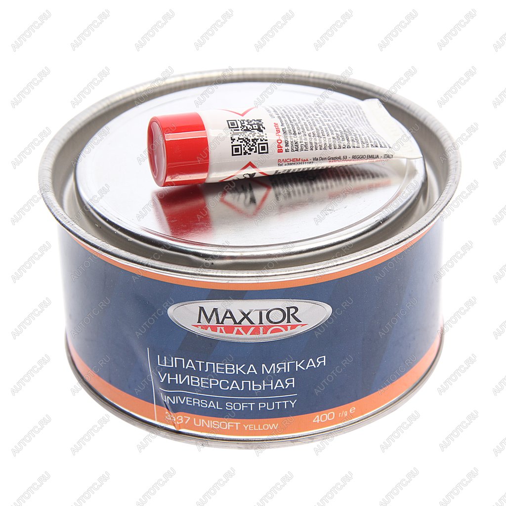 399 р. Шпатлевка мягкая UNISOFT YELLOW 0.4кг MAXTOR MAXTOR 32370.4  с доставкой в г. Кемерово