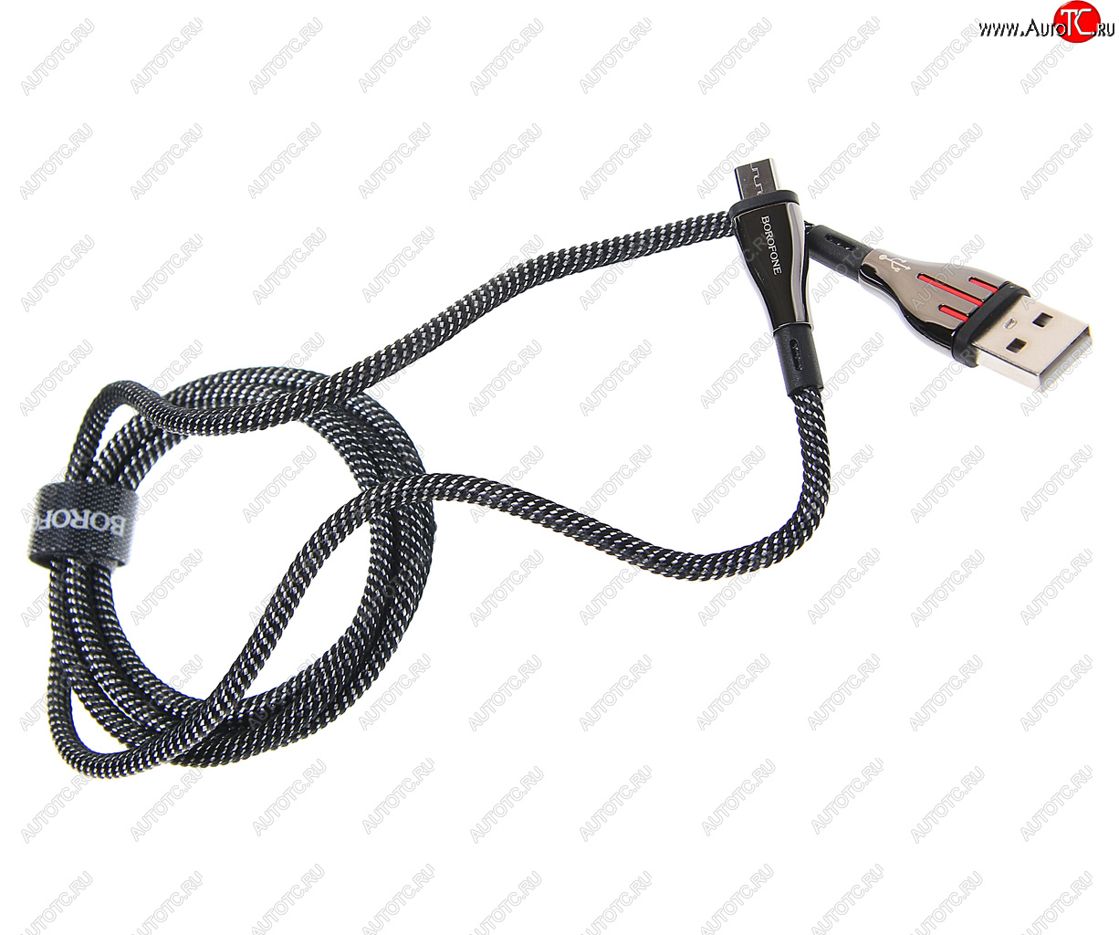 339 р. Кабель micro USB 1.2м красный BOROFONE BOROFONE bu23 red  с доставкой в г. Кемерово