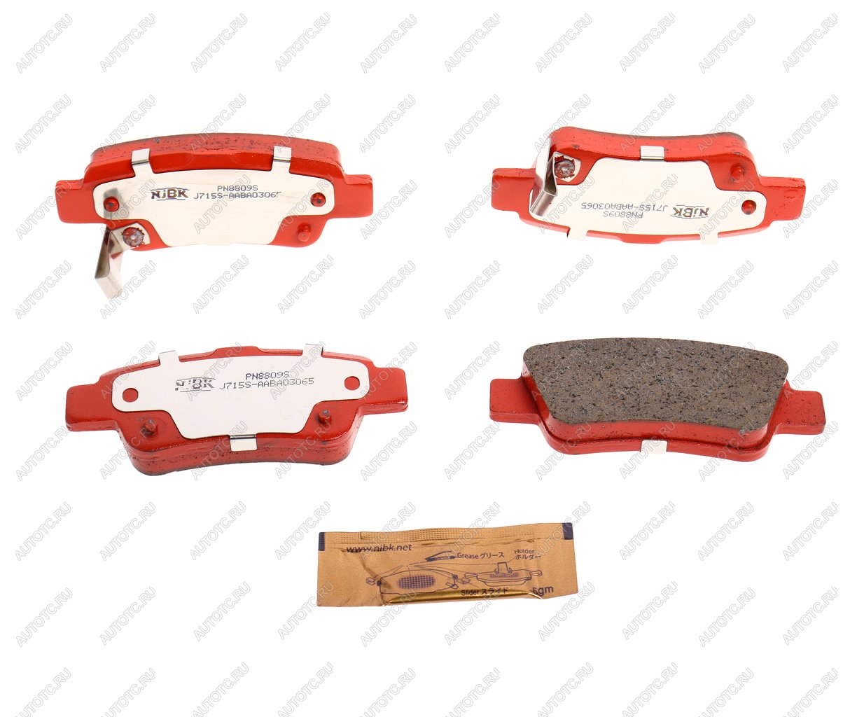 3 589 р. Колодки тормозные задние Sport (4шт.) NIBK Honda CR-V RE1,RE2,RE3,RE4,RE5,RE7 дорестайлинг (2007-2010)  с доставкой в г. Кемерово