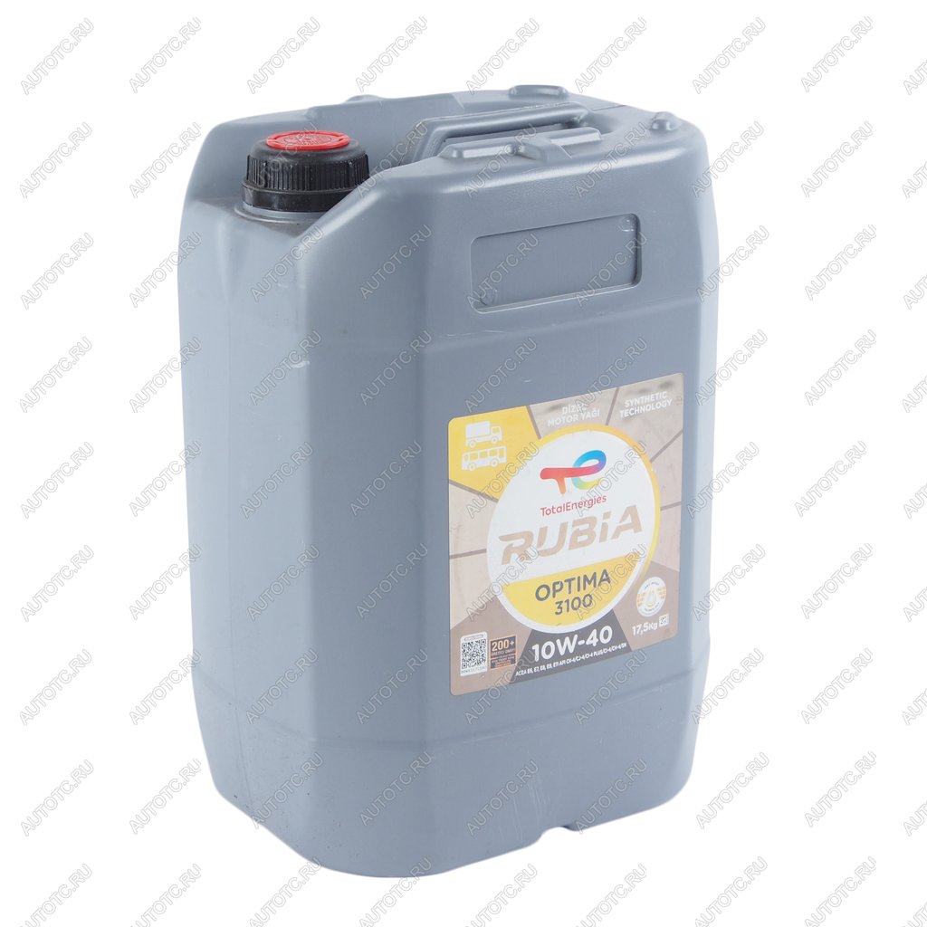 17 799 р. Масло дизельное RUBIA OPTIMA 3100 10W40 псинт.17.5кг TR TOTAL TOTAL 229683  с доставкой в г. Кемерово