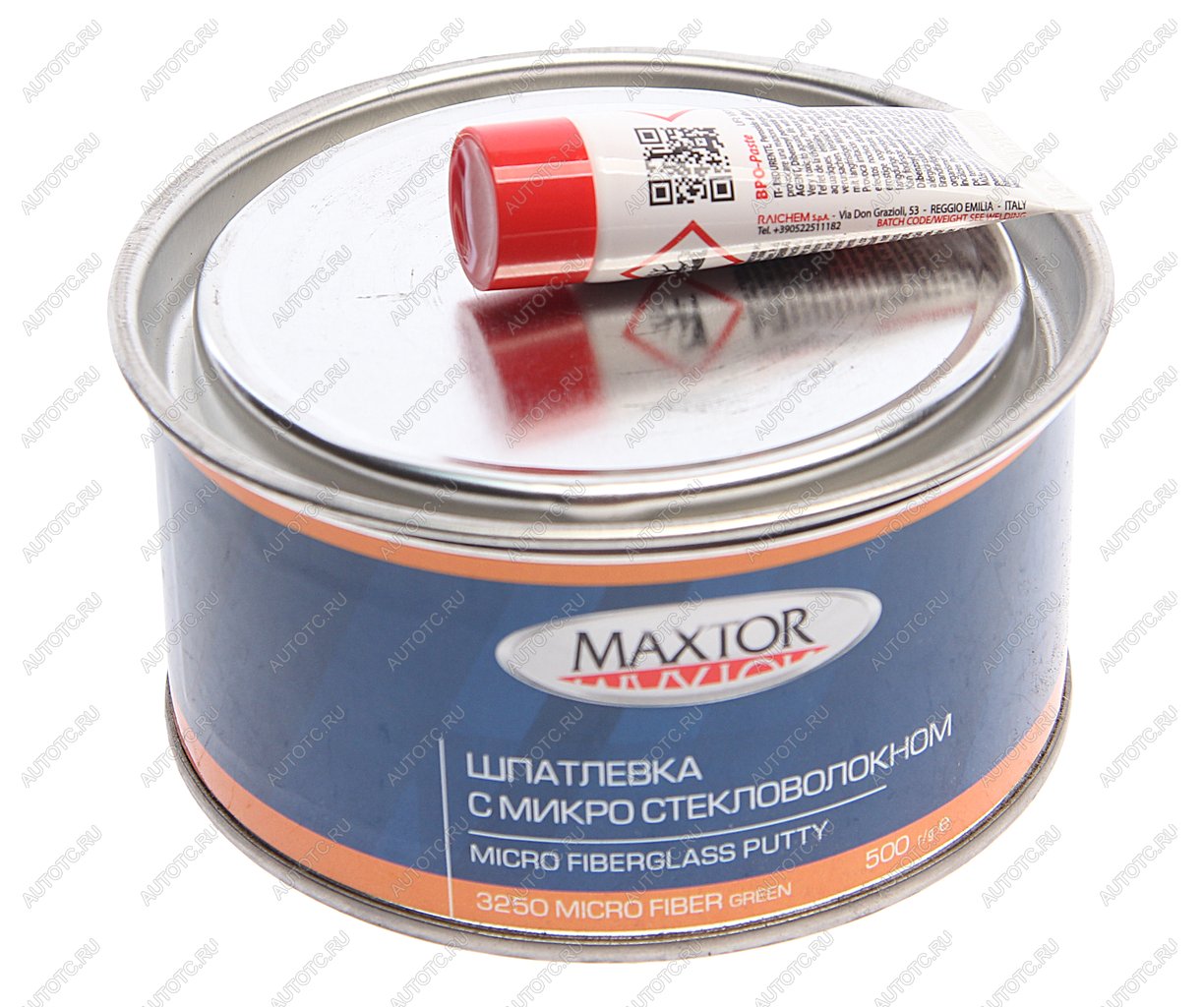 399 р. Шпатлевка с микростекловолокном FIBER GLASS GREEN 0.5кг MAXTOR MAXTOR 32500.5  с доставкой в г. Кемерово