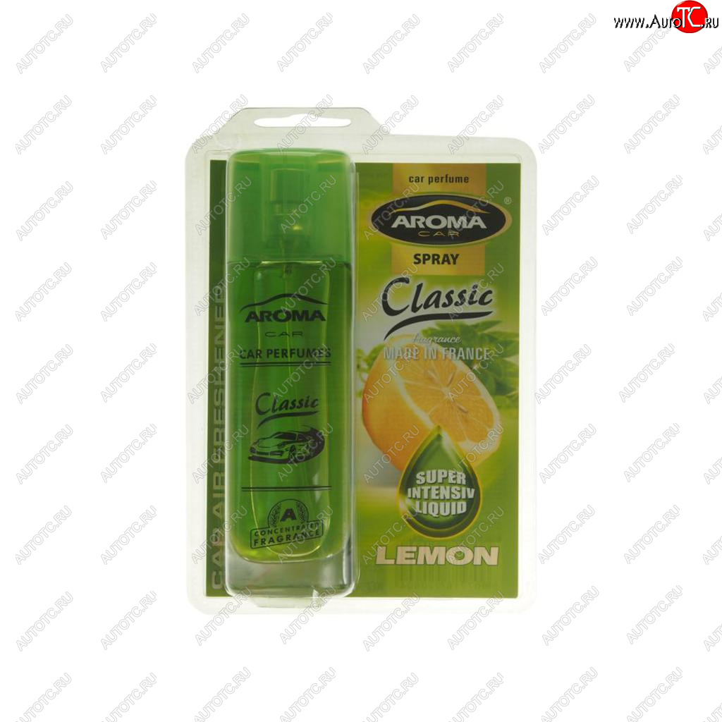 290 р. Ароматизатор спрей (лимон) 50мл pump spray AROMA CAR AROMA CAR 92060  с доставкой в г. Кемерово