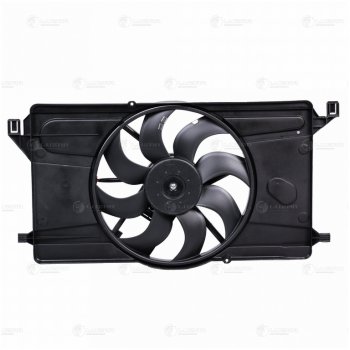 7 849 р. Вентилятор FORD Focus (04-) (1.41.6) охлаждения радиатора с кожухом LUZAR LUZAR lfk1038  с доставкой в г. Кемерово. Увеличить фотографию 4