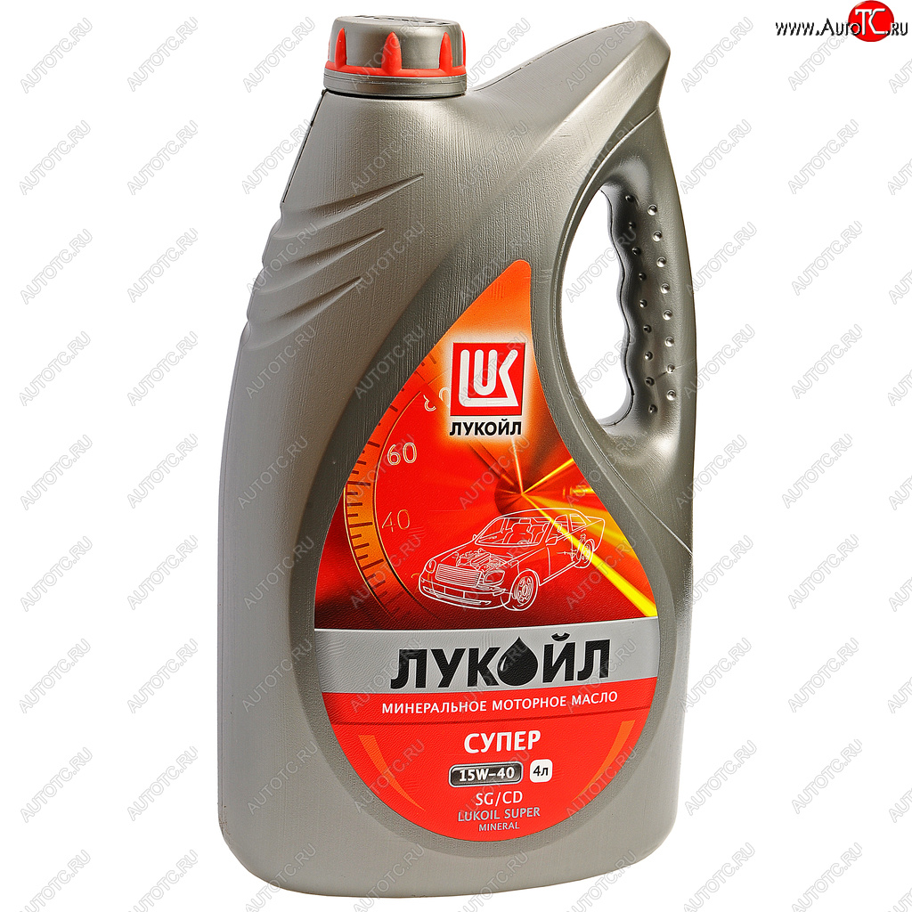 1 289 р. Масло моторное СУПЕР SGCD 15W40 мин.4л ЛУКОЙЛ LUKOIL 19195  с доставкой в г. Кемерово