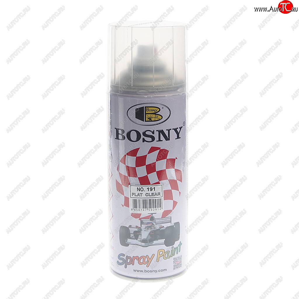 399 р. Лак матовый акриловый аэрозоль 400мл BOSNY BOSNY 191  с доставкой в г. Кемерово