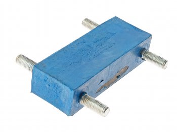 359 р. Подушка ГАЗ-2401,3302 двигателя задняя (синяя) Вулкан-НН ВУЛКАН-НН 24-1001050  с доставкой в г. Кемерово. Увеличить фотографию 1