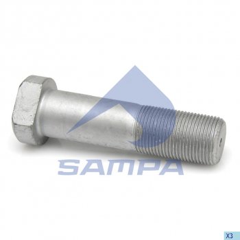 329 р. Шпилька колеса КАМАЗ-5490 MAN MERCEDES Actros (97-02) (M22х1.5х85) SAMPA SAMPA 020.433  с доставкой в г. Кемерово. Увеличить фотографию 1