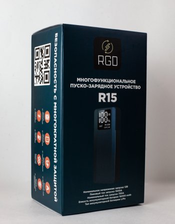 13 099 р. Устройство пусковое 12V 1800A 20000мАч (power bank) RGD RGD r15  с доставкой в г. Кемерово. Увеличить фотографию 5