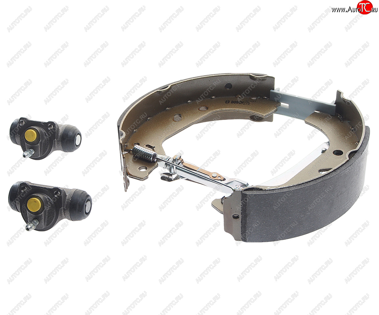 12 499 р. Колодки тормозные задние барабанные (4шт.) BOSCH Peugeot Expert цельнометаллический фургон рестайлинг (2004-2006)  с доставкой в г. Кемерово