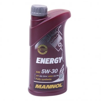 789 р. Масло моторное ENERGY 5W30 SNA3B4 синт.1л 7511 MANNOL MANNOL 7016  с доставкой в г. Кемерово. Увеличить фотографию 1