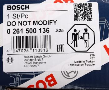 10 549 р. Форсунка BMW 5 (F10,F11),6 (F06,F12),7 (F01,F02) топливная BOSCH BOSCH 0261500136  с доставкой в г. Кемерово. Увеличить фотографию 7