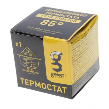 189 р. Термостат ВАЗ-1117-1119 термоэлемент G-PART (ОАО ГАЗ) G-PART 1118.1306100  с доставкой в г. Кемерово. Увеличить фотографию 3