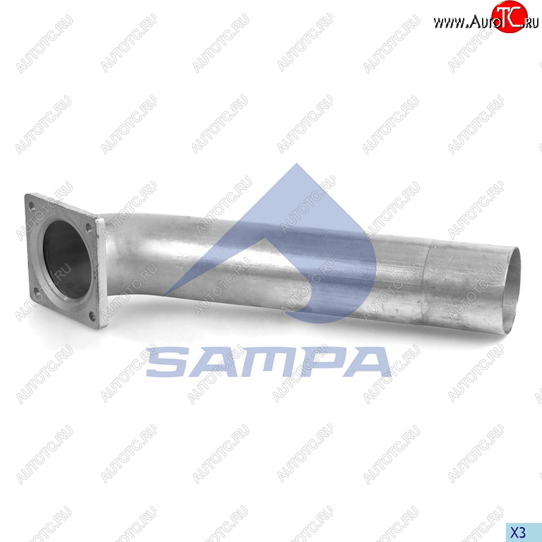 3 599 р. Труба приемная глушителя MAN SAMPA SAMPA 021.194  с доставкой в г. Кемерово