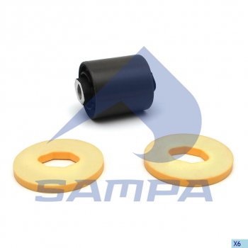839 р. Сайлентблок MAN кабины с пыльниками SAMPA SAMPA 020.614  с доставкой в г. Кемерово. Увеличить фотографию 1