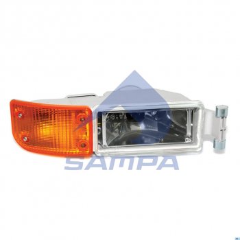 4 099 р. Фара противотуманная MAN TGA с указателем поворота правая SAMPA SAMPA 022.048  с доставкой в г. Кемерово. Увеличить фотографию 1