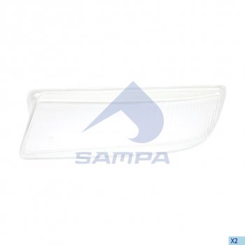 1 299 р. Стекло фары противотуманной MAN TGX (08-) левой SAMPA SAMPA 022.032  с доставкой в г. Кемерово. Увеличить фотографию 1