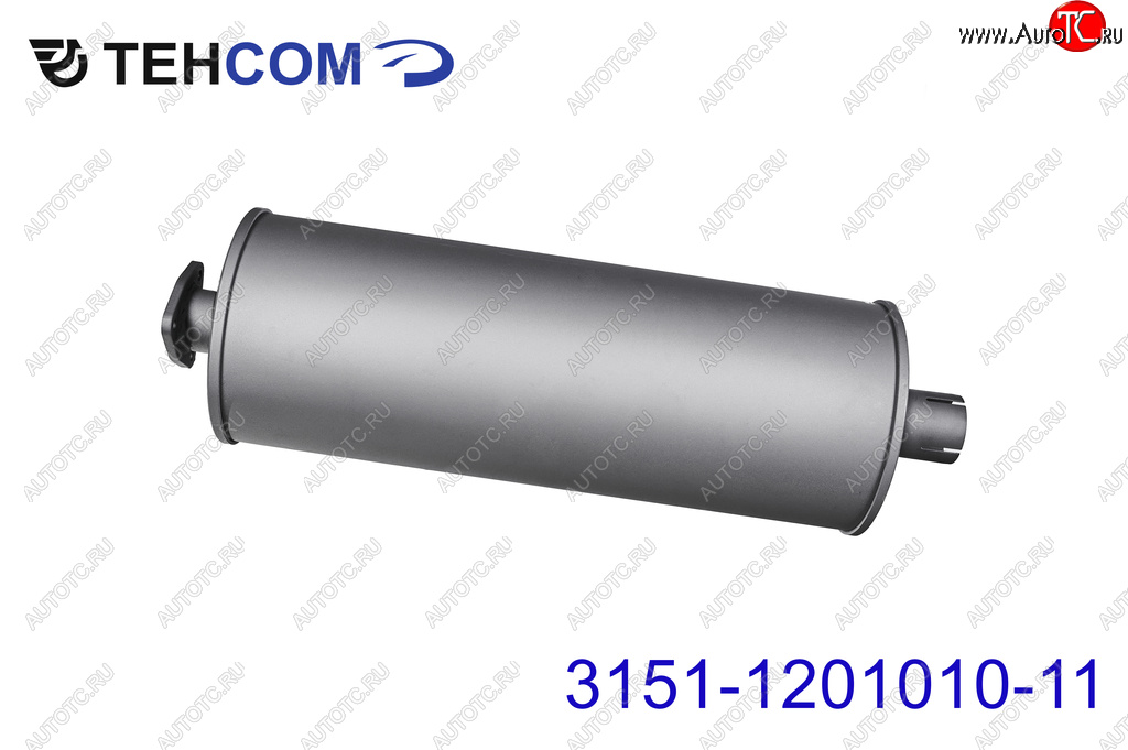 2 289 р. Глушитель УАЗ-3151,3741 НО ТЕХКОМ ТЕХКОМ 3151-1201010-11  с доставкой в г. Кемерово