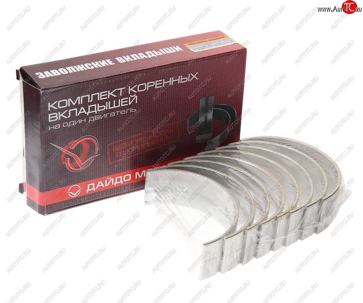 2 299 р. Вкладыши ЯМЗ-236 коренные d+0.50 ДАЙДО МЕТАЛЛ РУСЬ ЗМЗ 236-1000102б2-р2  с доставкой в г. Кемерово