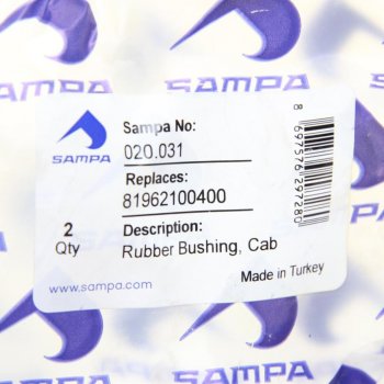 130 р. Сайлентблок MAN F90 стабилизатора кабины (малый)(16х5064х29) SAMPA SAMPA 020.031  с доставкой в г. Кемерово. Увеличить фотографию 3