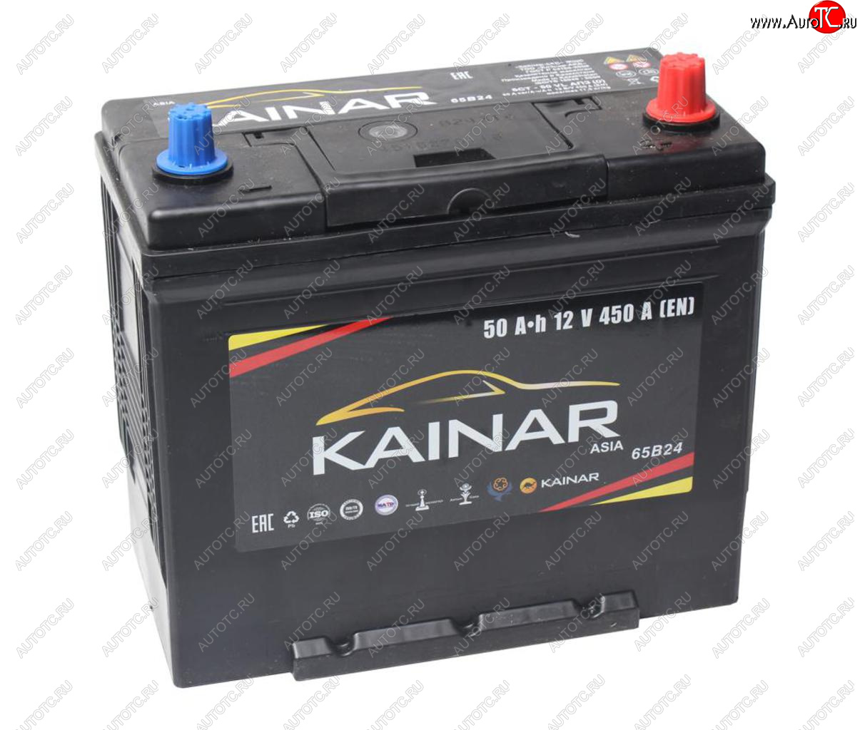 6 999 р. Аккумулятор KAINAR Asia 50Ач обратная полярность KAINAR 6ст50(0) 65b24l  с доставкой в г. Кемерово