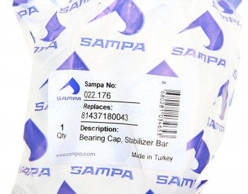 1 069 р. Скоба MAN TGM,TGL,TGA,TGS,TGX крепления втулки стабилизатора переднего SAMPA SAMPA 022.176  с доставкой в г. Кемерово. Увеличить фотографию 3