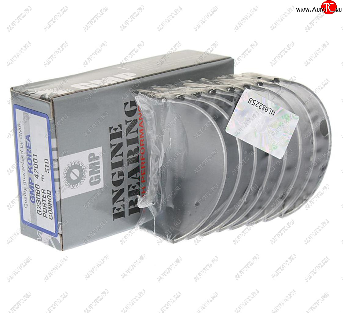 1 089 р. Вкладыши HYUNDAI Porter дв.D4BF шатунные d+0.00 комплект (8шт.) GMP GMP 23060-42001  с доставкой в г. Кемерово