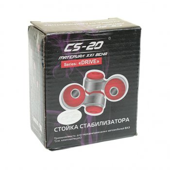 1 089 р. Стойка стабилизатора ВАЗ-2190 комплект 2шт. полиуретан Drive CS-20 CS-20 07152  с доставкой в г. Кемерово. Увеличить фотографию 2