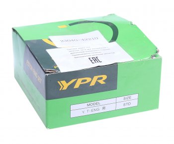 3 679 р. Кольца поршневые HYUNDAI Starex H-1 (98-) дв.D4BH d+0.00 комплект YPR YPR 23040-42210  с доставкой в г. Кемерово. Увеличить фотографию 3