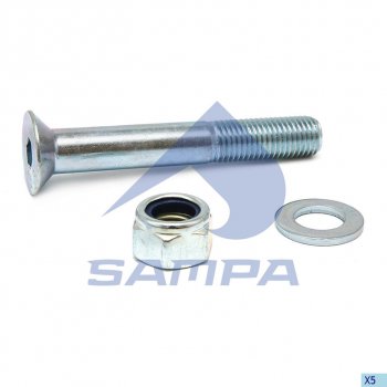 194 р. Ремкомплект седельного устройства JSK 37 (болт 1шт) SAMPA SAMPA 095.535  с доставкой в г. Кемерово. Увеличить фотографию 1
