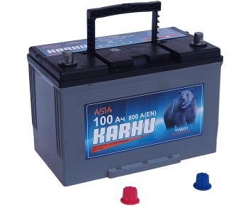 11 999 р. Аккумулятор KARHU Asia 100Ач KARHU 6ст100(1) 115d31r  с доставкой в г. Кемерово. Увеличить фотографию 2