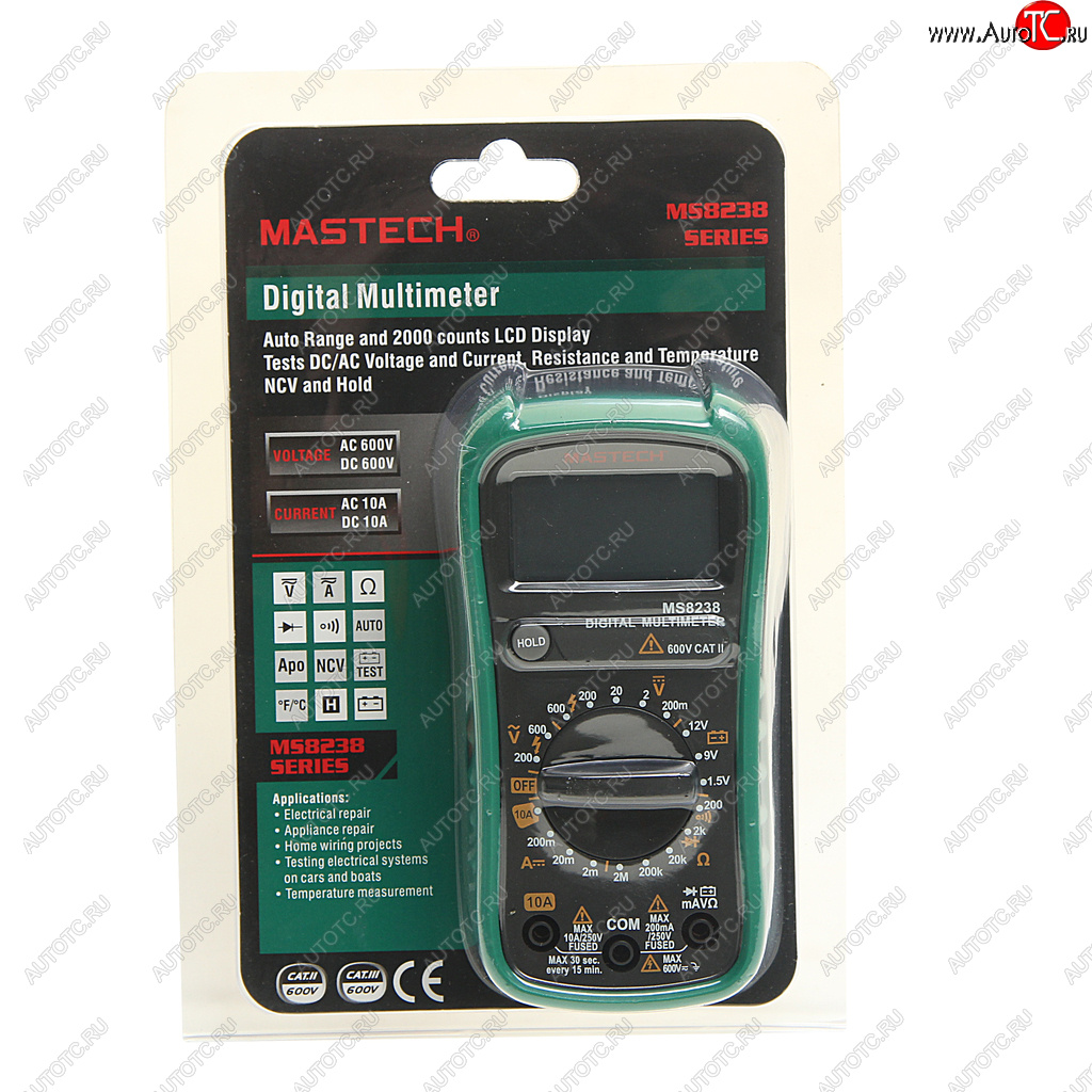 2 159 р. Мультиметр MS8238 MASTECH MASTECH 13-2026  с доставкой в г. Кемерово