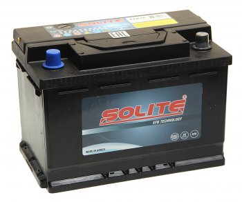 16 999 р. Аккумулятор SOLITE EFB 70Ач обратная полярность SOLITE 6ст70(0)  с доставкой в г. Кемерово. Увеличить фотографию 1