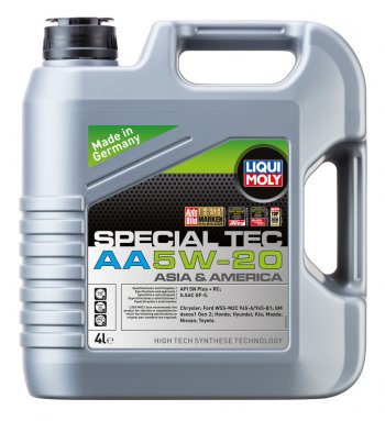 5 699 р. Масло моторное SPECIAL TEC AA 5W20 HC-синт.4л LIQUI MOLY LIQUI MOLY 7658  с доставкой в г. Кемерово. Увеличить фотографию 1