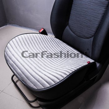 659 р. Накидка на сиденье велюр черно-серый (1 предм.) Monaco Mini CARFASHION CARFASHION 23027  с доставкой в г. Кемерово. Увеличить фотографию 1