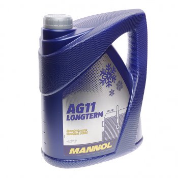 1 349 р. Антифриз синий -40C 5л AG11 Longterm IAT 4011 MANNOL MANNOL 2037  с доставкой в г. Кемерово. Увеличить фотографию 1