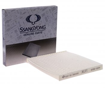 1 939 р. Фильтр воздушный салона SSANGYONG Actyon (10-) OE SSANGYONG 6811634000  с доставкой в г. Кемерово. Увеличить фотографию 1