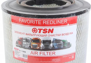 3 299 р. Элемент фильтрующий КАМАЗ воздушный ЕВРО-3 комплект TSN TSN 725-1109560  с доставкой в г. Кемерово. Увеличить фотографию 3