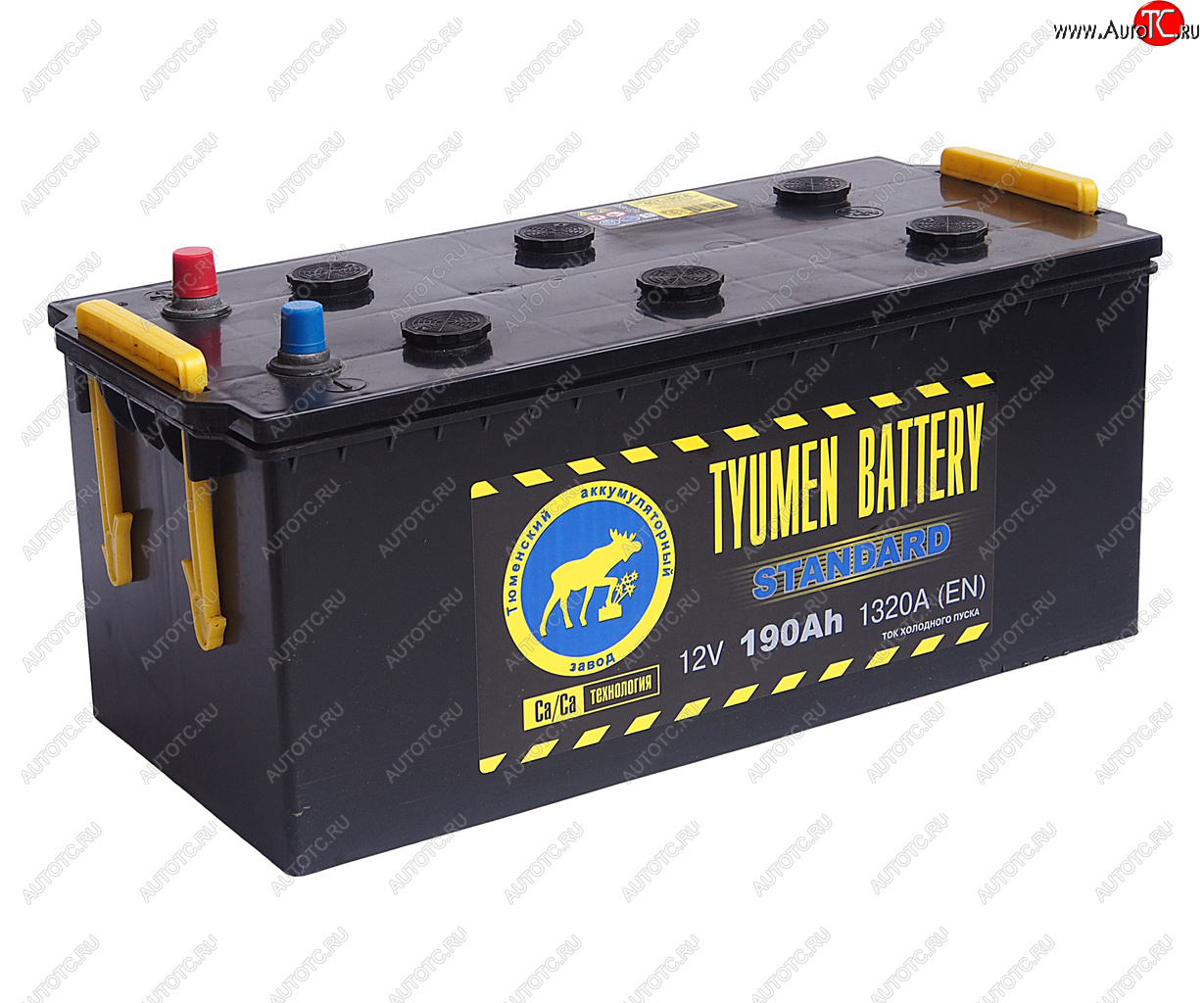 21 399 р. Аккумулятор TYUMEN BATTERY STANDART 190Ач обратная полярность TYMEN BATTERY 6ст190(3)  с доставкой в г. Кемерово