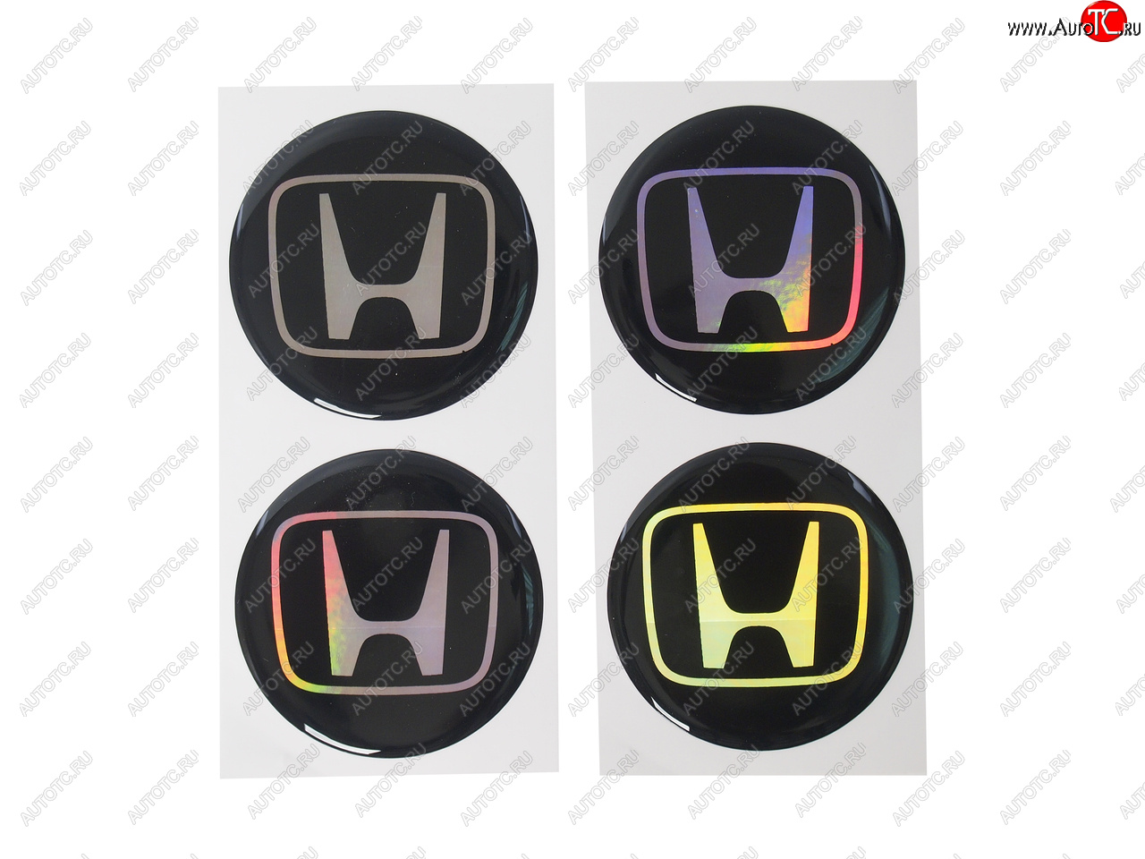 261 р. Эмблема диска колесного HONDA (6см) комплект 4шт. AUTOSTICKERS 02149017471  с доставкой в г. Кемерово