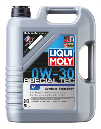 7 799 р. Масло моторное SPECIAL TEC VOLVO 0W30 синт.5л LIQUI MOLY LIQUI MOLY 2853  с доставкой в г. Кемерово. Увеличить фотографию 1